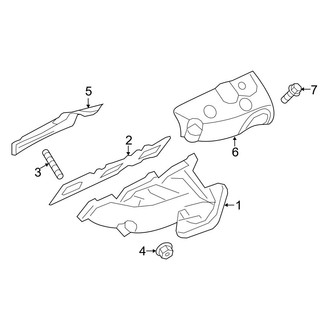 Ford OE - Exhaust System - Exhaust Manifold (3.7L)