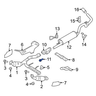 Ford OE - Exhaust Bolt