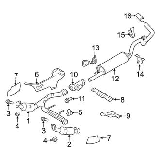 Ford OE - Exhaust System (4.6L)