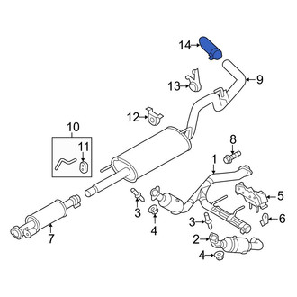 Ford OE - Exhaust Tail Pipe