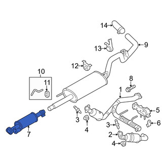 Ford OE - Exhaust Pipe