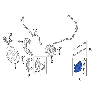 Ford OE - Front Left Disc Brake Caliper