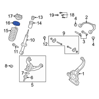 Ford OE - Front Coil Spring Insulator