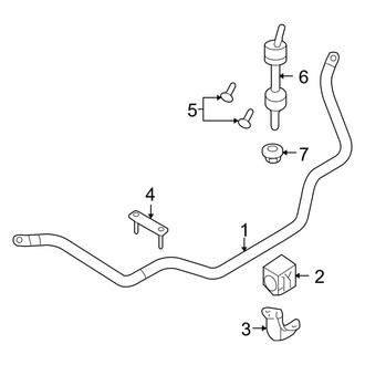 Ford OE - Front Suspension - Stabilizer Bar & Components (RWD)
