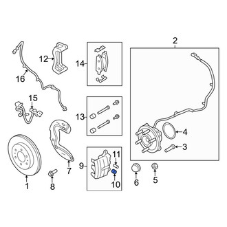 Ford OE - Front Brake Bleeder Screw