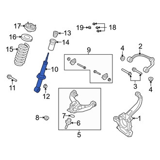 Ford OE - Front Suspension Shock Absorber