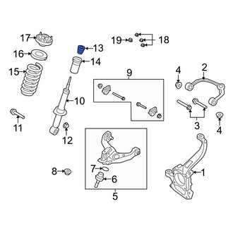 Ford OE - Front Suspension Shock Absorber