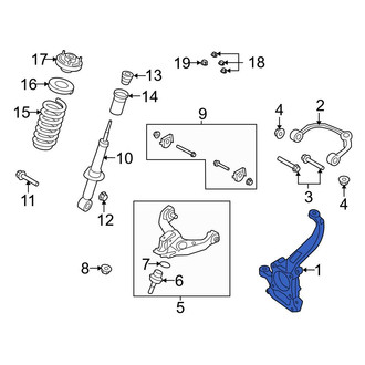 Ford OE - Front Left Steering Knuckle