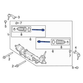 Ford OE - Left Outer Steering Tie Rod End