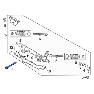 Ford OE - Rack and Pinion Mount Bolt