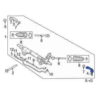 Ford OE - Left Outer Steering Tie Rod End