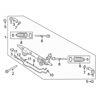 Ford OE - Steering Gear & Linkage (With Hydraulic Power Steering), (FX2 / FX4 / Harley-Davidson Edition / King Ranch / Lariat / Platinum / STX / XL / XLT)