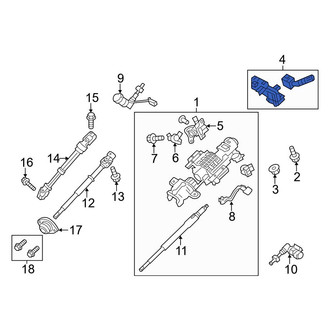 Ford OE - Steering Column Tube