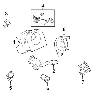 Ford OE - Steering Column - Shroud, Switches & Levers