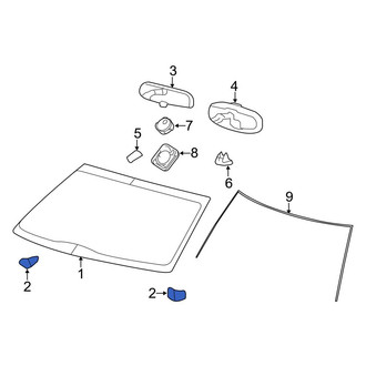 Ford OE - Windshield Spacer