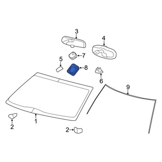 Ford OE - Front Rain Sensor Cover