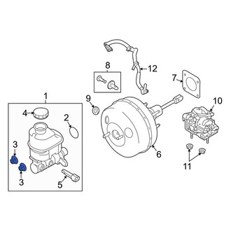 Ford OE - Engine Coolant Reservoir Nut