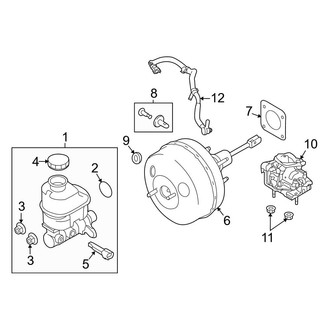 Ford OE - Cab - Components on Dash Panel (Regular Cab), (Regular Cab)