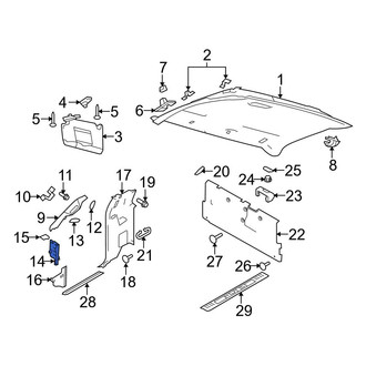 Ford OE - Left Kick Panel Trim