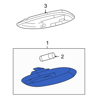 Ford OE - Front Dome Light