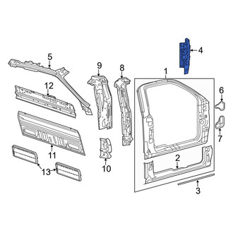 Ford OE - Left Body A-Pillar Reinforcement