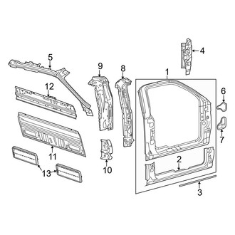 Ford OE - Cab - Aperture Panel (FX2 / FX4 / Lariat / STX / XL / XLT SuperCab)