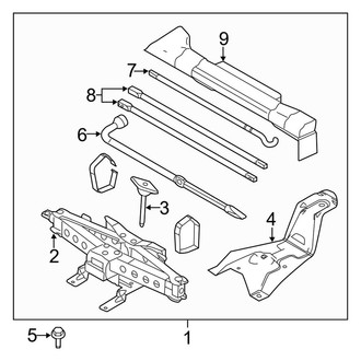 Ford OE - Cab - Jack & Components (FX2 / FX4 / Lariat / STX / XL / XLT SuperCab)