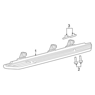 Ford OE - Cab - Running Board (Production, Type 2, Step Type), (FX2 / FX4 / Lariat / STX / XL / XLT SuperCab)