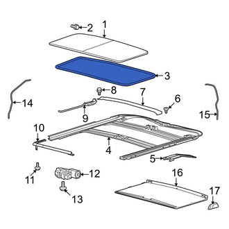 Ford OE - Sunroof Seal