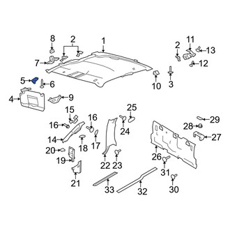 Ford OE - Sun Visor Holder