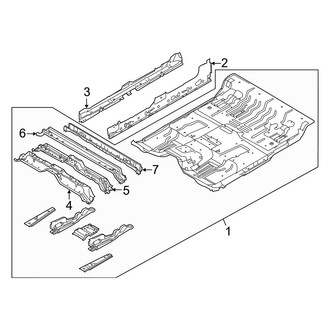 Ford OE - Cab - Floor (SuperCrew)