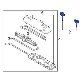 Ford OE - Floor Jack Cover Bolt