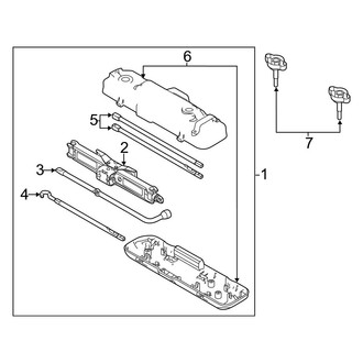 Ford OE - Cab - Jack & Components (FX2 / FX4 / Harley-Davidson Edition / King Ranch / Lariat / Platinum / XL / XLT SuperCrew)