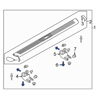 Ford OE - Rear Running Board Bolt