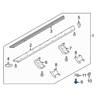 Ford OE - Rear Running Board Bolt