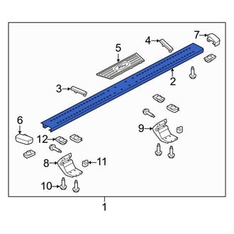 Ford OE - Rear Left Running Board Step Pad