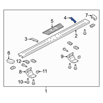 Ford OE - Front Left Running Board Step Pad