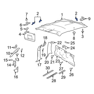 Ford OE - Headliner Clip