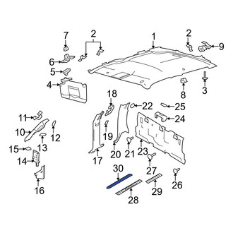 Ford OE - Right Door Sill Plate