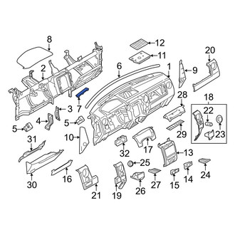 Ford OE - Instrument Panel Trim Panel