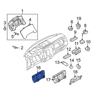 Ford OE - HVAC Temperature Control Panel