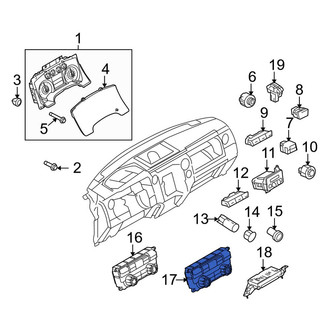 Ford OE - HVAC Temperature Control Panel