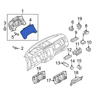 Ford OE - Instrument Panel Lens