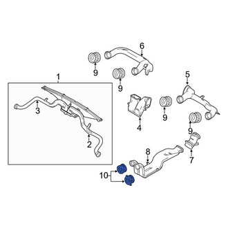 Ford OE - Rear Dashboard Air Vent