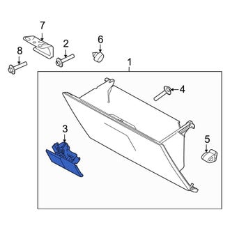Ford OE - Front Glove Box Latch