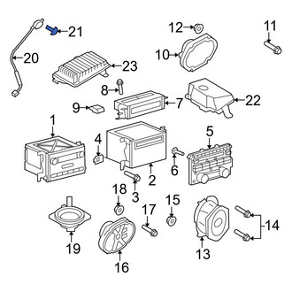 Ford OE - Body A-Pillar Trim Panel Screw