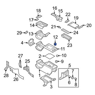 Ford OE - Left Console Cup Holder