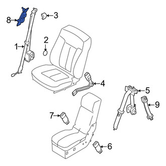 Ford OE - Front Seat Belt Height Adjuster