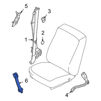 Ford OE - Front Seat Belt Extension