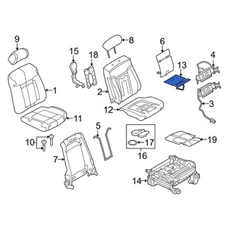 Ford OE - Front Lower Seat Heater Pad